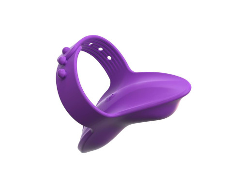 Фиолетовая вибронасадка на пальцы Finger Vibe
