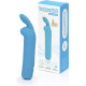 Голубая вибропуля с ушками Rechargeable Rabbit Ears Bullet Vibrator