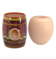 Мастурбатор в футляре-бочке Charming Barrel Madeira