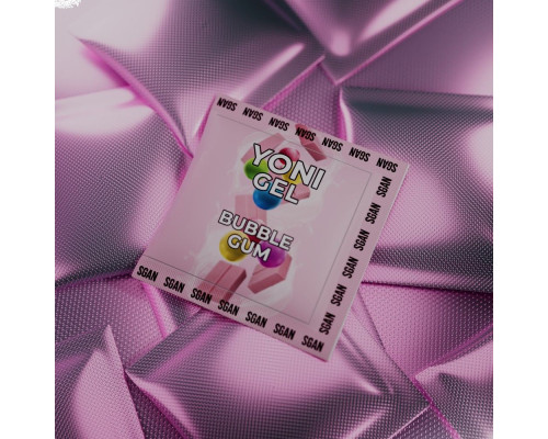 Саше лубриканта для орального секса SGAN со вкусом бабл-гам - 5 мл.