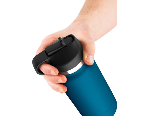 Смуглый мастурбатор-вагина в синей колбе F*ck Flask