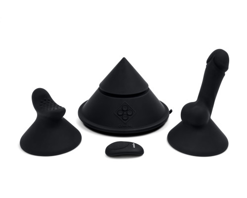 Конусный вибромассажер Cowgirl Cone с 2 насадками