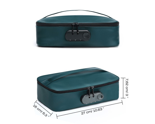 Зеленая сумочка для хранения игрушек Discreet Box