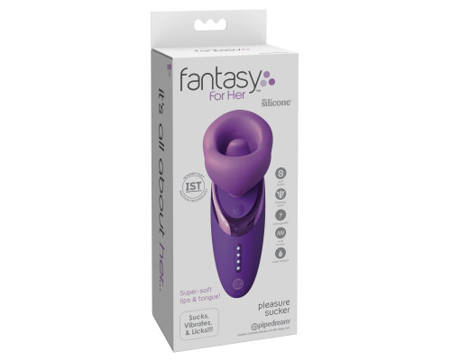 Фиолетовый стимулятор клитора Pleasure Sucker