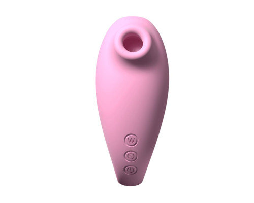 Розовый вакуумный стимулятор клитора Revelation + APP