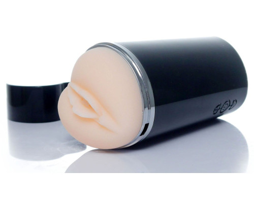 Мастурбатор-вагина с вибрацией Heart Of Love в колбе в форме сердца