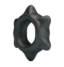 Черное эрекционное кольцо Ethaniel