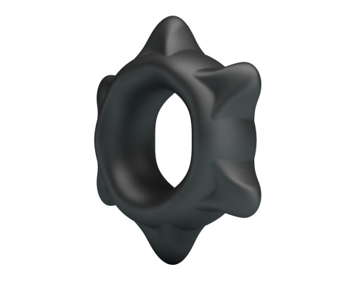 Черное эрекционное кольцо Ethaniel
