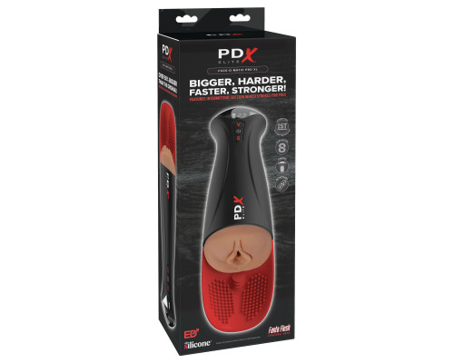 Мастурбатор-вагина в колбе с вибрацией Fuck-O-Matic Pro XL