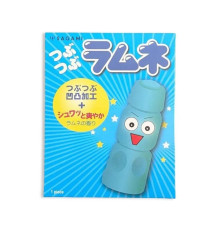 Презерватив Sagami Studded Lemonade с ароматом лимонада - 1 шт.