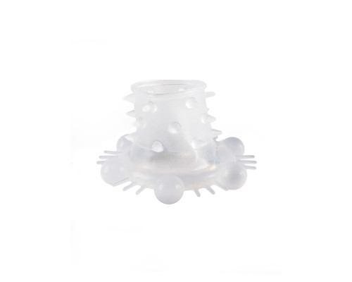 Стимулирующая насадка на пенис с несколькими видами рельефа