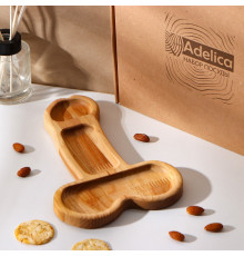 Деревянное блюдо для подачи в форме члена (25 х 16,5 х 1,7 см)