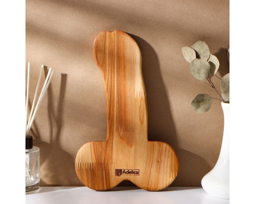 Деревянное блюдо для подачи в форме члена (25 х 16,5 х 1,7 см)