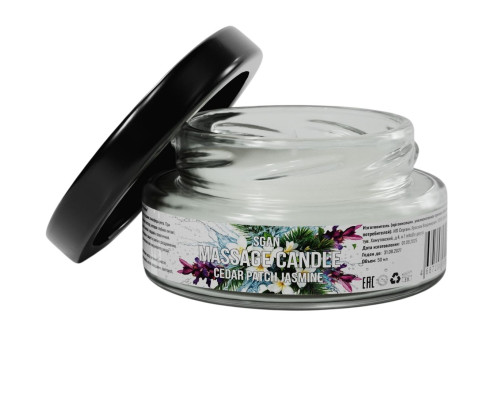 Массажная свеча «Кедр - Пачули - Жасмин» - 50 мл.