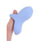 Голубой сенсорный вибромассажёр на палец Fuzu Sensa