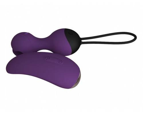 Фиолетовые виброшарики с вибропультом SuperNova