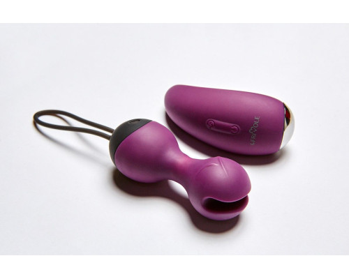 Фиолетовые виброшарики с вибропультом SuperNova