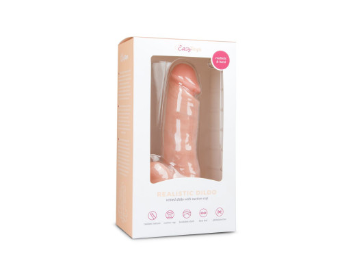 Телесный фаллоимитатор Realistic Dildo - 17,5 см.