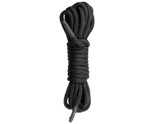 Черная веревка для бондажа Easytoys Bondage Rope - 5 м.