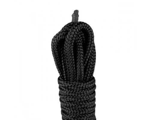 Черная веревка для бондажа Easytoys Bondage Rope - 5 м.