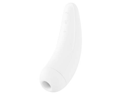 Белый вакуум-волновой стимулятор Satisfyer Curvy 2+