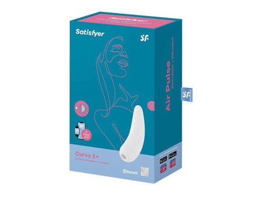 Белый вакуум-волновой стимулятор Satisfyer Curvy 2+