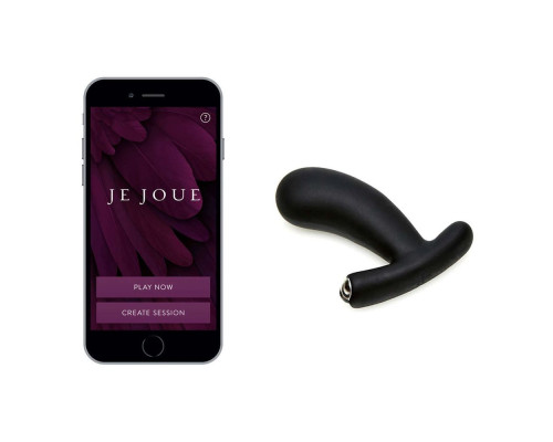 Черный вибромассажер простаты Nuo Vibrating Butt Plug - 10 см.