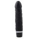 Черный вибратор-реалистик Thick Realistic Dildo - 19,5 см.