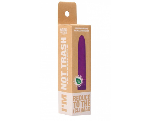 Фиолетовый вибратор 5.5  Vibrator Biodegradable - 14 см.