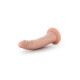 Телесный фаллоимитатор Dr. Skin 7 Inch Cock With Suction Cup - 19 см.