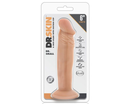 Телесный фаллоимитатор Dr. Small 6 Inch Dildo - 16,5 см.