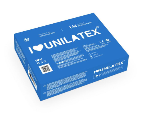 Классические презервативы Unilatex Natural Plain - 144 шт.