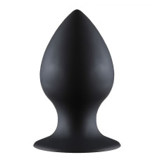 Чёрная анальная пробка Thick Anal Plug XL - 13 см.