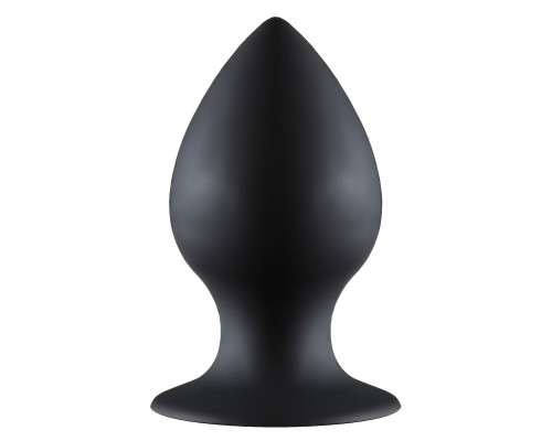 Чёрная анальная пробка Thick Anal Plug XL - 13 см.