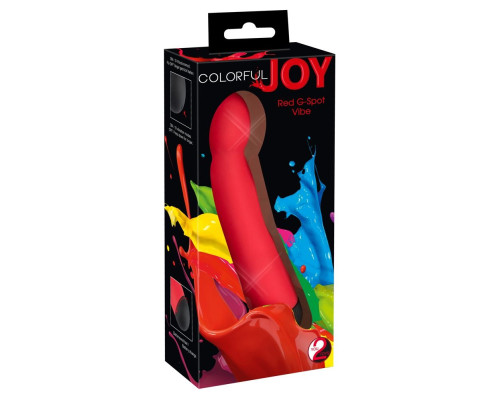 Красный G-стимулятор Red G-Spot Vibe - 17 см.