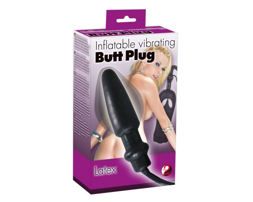 Надувная вибровтулка Inflatable Vibrating Butt Plug