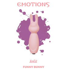 Розовый мини-вибратор с ушками Emotions Funny Bunny Light pink