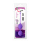 Фиолетовые вагинальные шарики SEE YOU IN BLOOM DUO BALLS 29MM