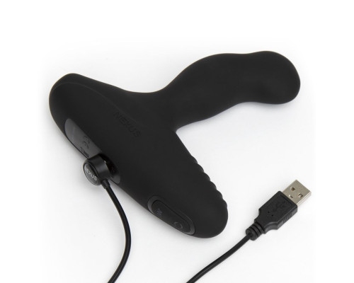 Чёрный массажер простаты NEXUS REVO INTENSE 2.0 с вращающейся головкой