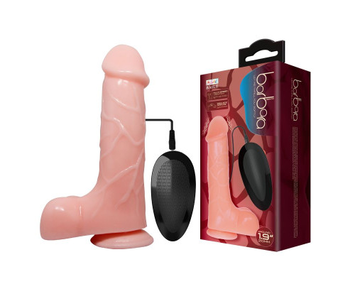 Телесный вибратор-реалистик Barbara - 21 см.