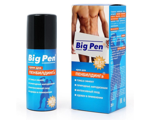 Крем Big Pen для увеличения полового члена - 20 гр. (ДО 03/26)