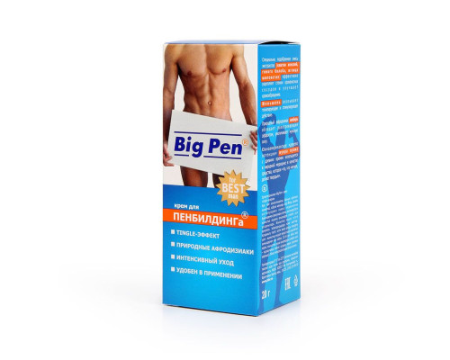 Крем Big Pen для увеличения полового члена - 20 гр. (ДО 03/26)