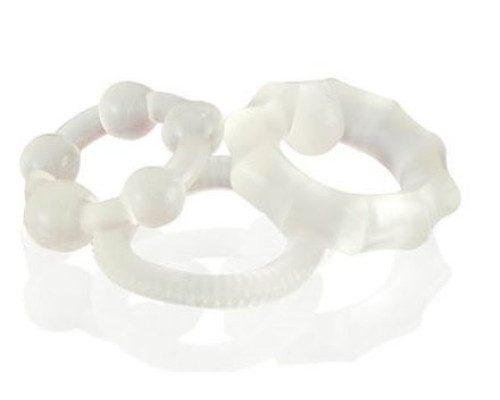 Набор из 3 прозрачных эластичных эрекционных колец