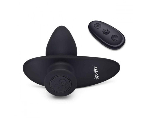 Черный анальный виброплаг для простаты Impaler - 14 см.