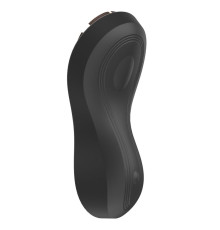 Черная вибровкладка в трусики - 9,3 см.