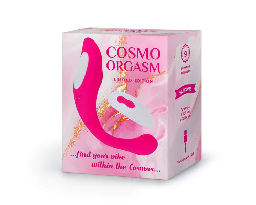 Розовый гибкий вибратор для двойной стимуляции