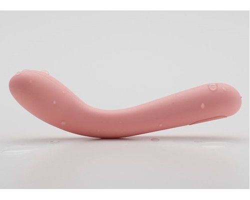 Розовый изогнутый вибратор Iroha Mai Toki - 17,4 см.