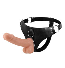 Женский страпон с регулируемыми трусиками - 18 см.