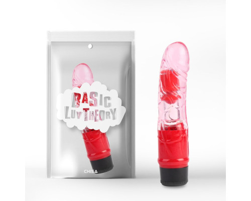 Розовый вибратор-реалистик 7 Inch Realistic Vibe - 18 см.