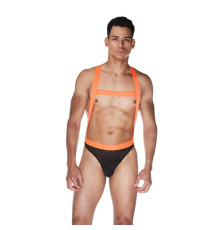 Оригинальное боди с яркими лямками